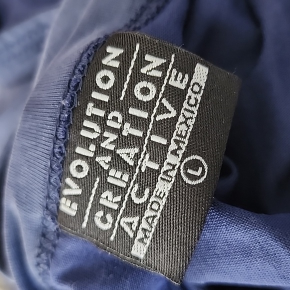 Evolution and Creation Active Blue Skulls Muscle Tank - Picture 4 of 5